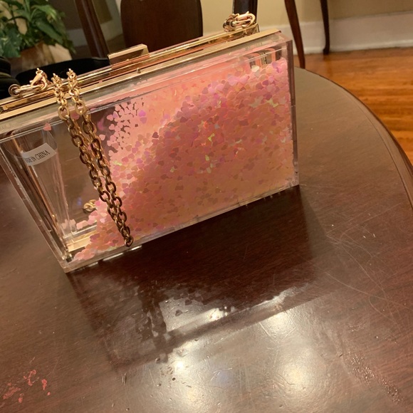 Clear/Pink Clutch - Picture 2 of 4